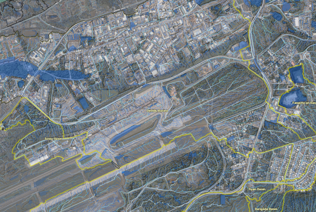 Interagency Maps Guam Hydrologic - WERI Surface Hydrology LiDAR 1024x688